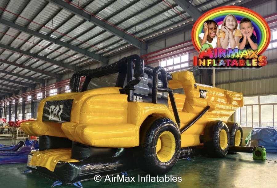 CAT Tipper Truck Obstacle Course for Hire | Fun & Safe Inflatable