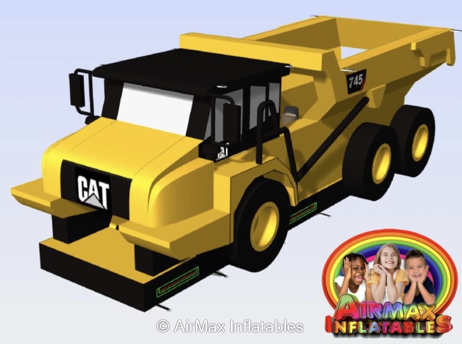 CAT Tipper Truck Obstacle Course for Hire | Fun & Safe Inflatable