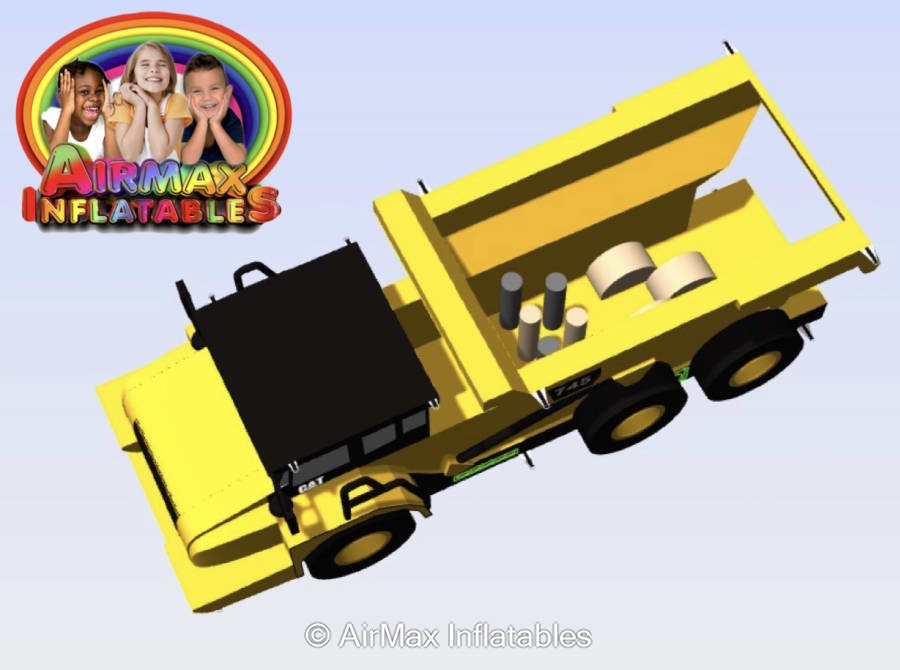 CAT Tipper Truck Obstacle Course for Hire | Fun & Safe Inflatable