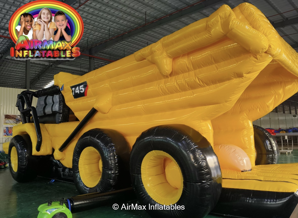 CAT Tipper Truck Obstacle Course for Hire | Fun & Safe Inflatable