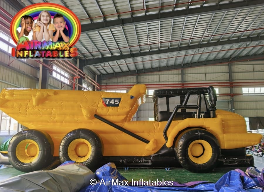 CAT Tipper Truck Obstacle Course for Hire | Fun & Safe Inflatable
