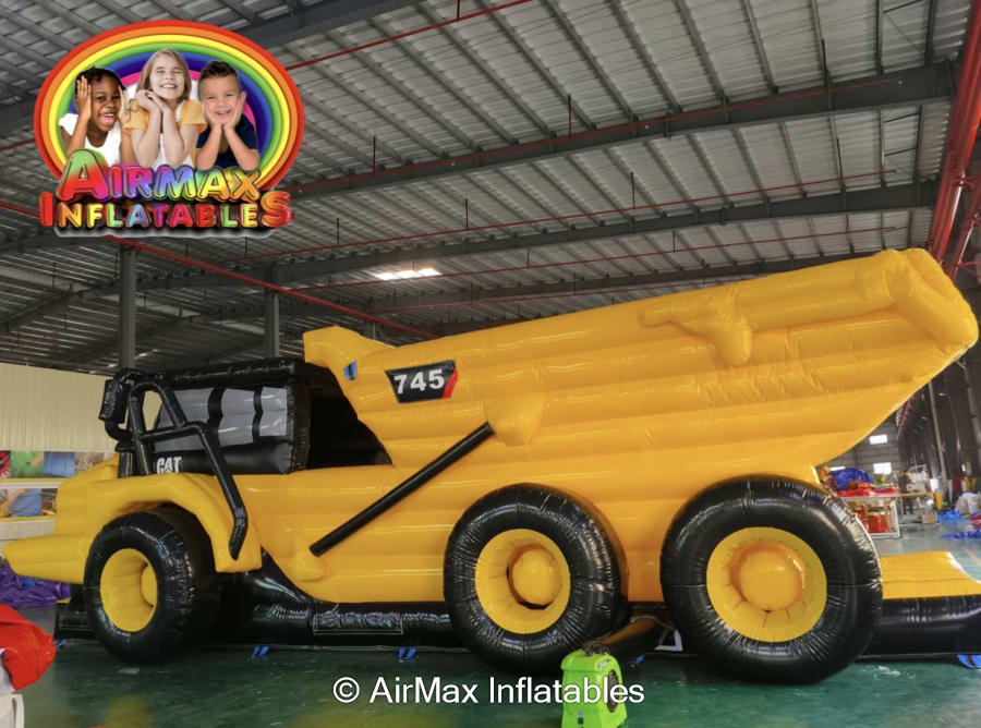CAT Tipper Truck Obstacle Course for Hire | Fun & Safe Inflatable