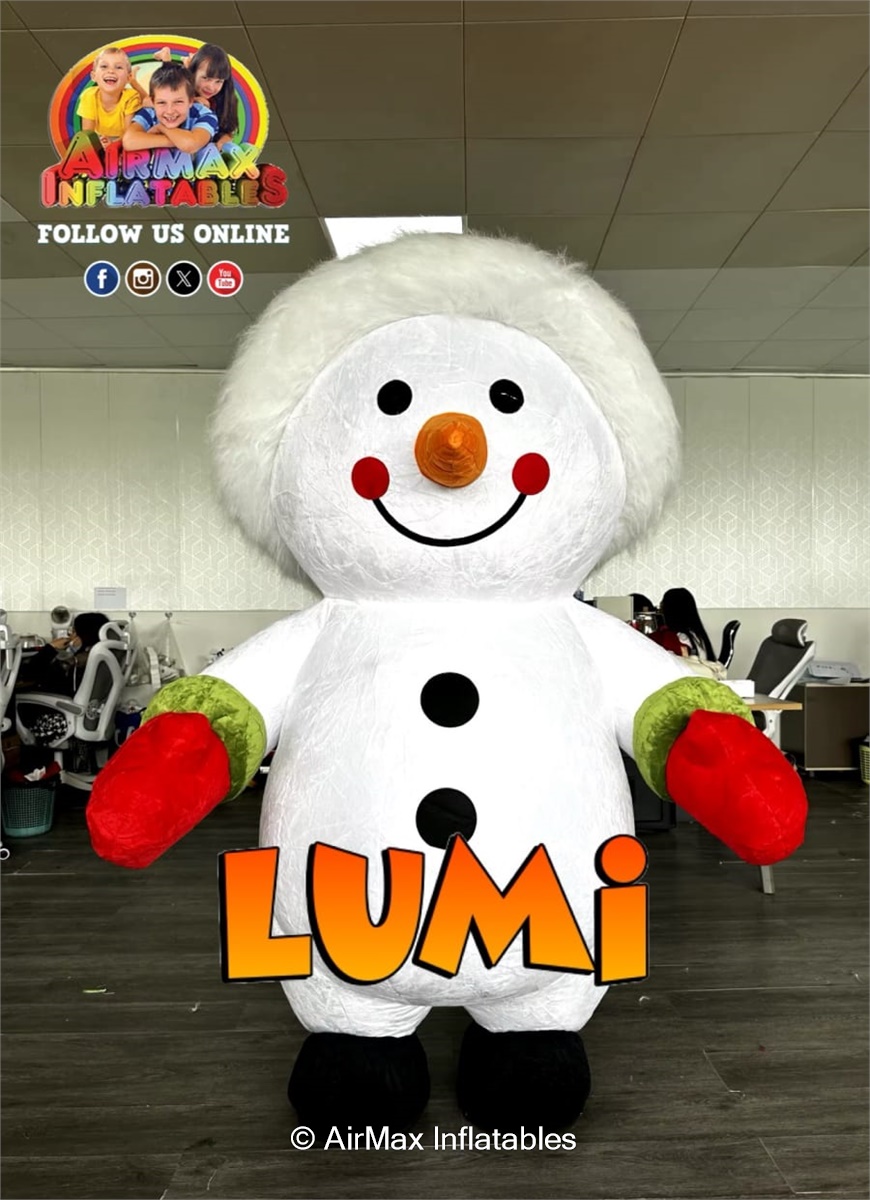 Frozen Olaf Snowman Mascot Costume Fancy Dress Halloween Party Suit Adult A